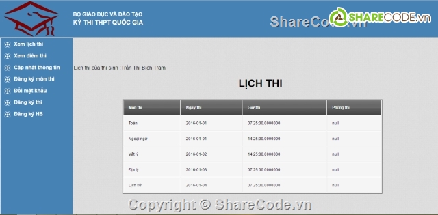 examination,kỳ thi thpt,thi quốc gia,web examination,Website kỳ thi trung học phổ thông,web quản lý thi cử